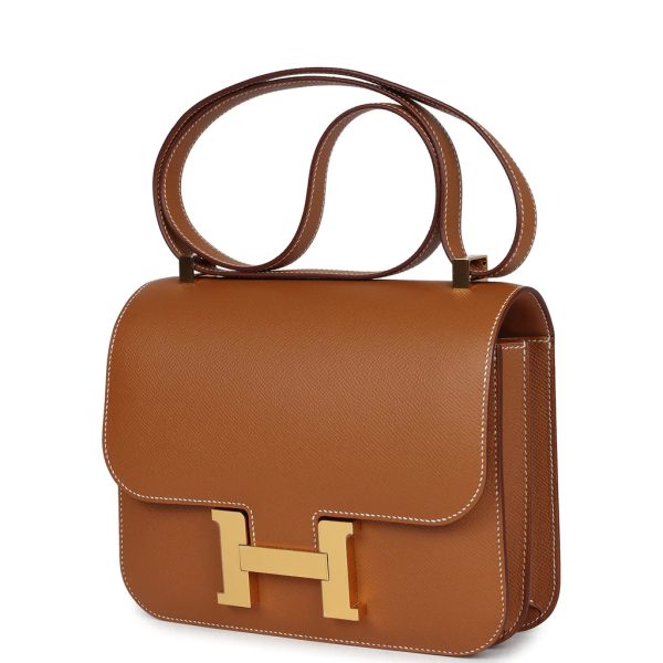 Hermès Constance 1-24 Gold Epsom Gold Hardware