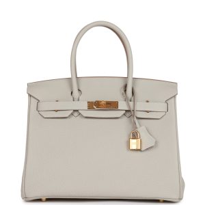 HE&&ME Birkin 30 Gris Perle Togo Gold Hardware