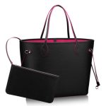 LL&VV Neverfull MM Bag In Noir Epi Leather M54185