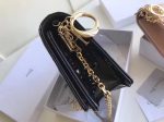 DI&&OR Lady DI&&OR Clutch With Chain In Black Patent