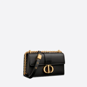 30 MONTAIGNE  BAG WITH CHAIN Black Calfskin