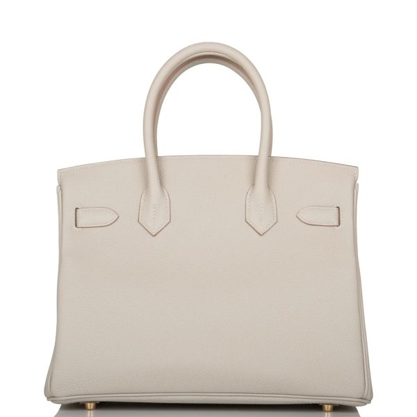 Hermès Birkin 30 Gris Perle Togo Gold Hardware