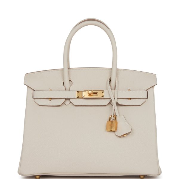 Hermès Birkin 30 Craie Togo Gold Hardware