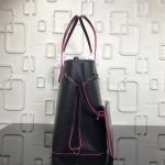 LL&VV Neverfull MM Bag In Noir Epi Leather M54185