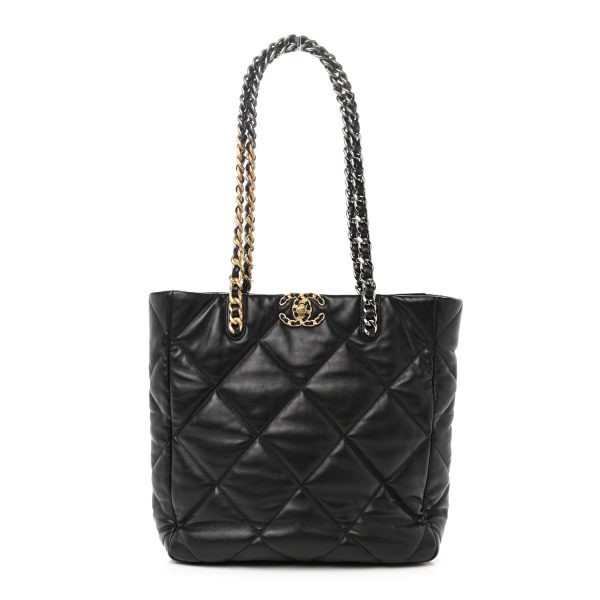 BAG Tote black gold