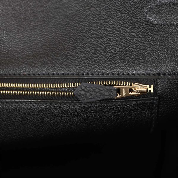 Hermès Birkin 40 Black Togo Gold Hardware