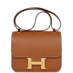 Hermès Constance 1-24 Gold Epsom Gold Hardware