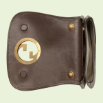 Shoulder Bag With Round  Dark Coffee