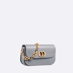 30 MONTAIGNE AVENUE BAG Ethereal Gray Box Calfskin