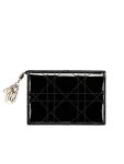 DI&&OR Lady DI&&OR Flap Card Holder in Black Patent