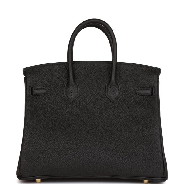 Hermès Birkin 25 Black Togo Gold Hardware