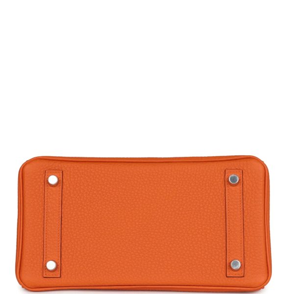 Hermès Birkin 25 Orange Togo Palladium Hardware