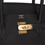 Hermès Birkin 40 Black Togo Gold Hardware