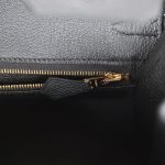 Hermès Birkin Sellier 25 Black Epsom Gold Hardware