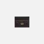 DI&&OR CARO FIVE-SLOT CARD HOLDER Black