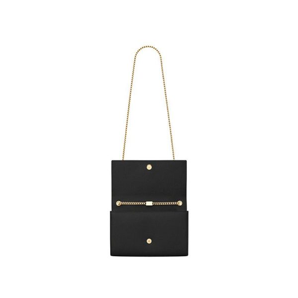 Kate Bag In Black Textured Leather