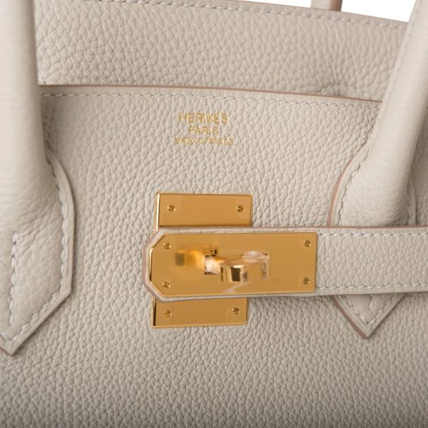 Hermès Birkin 30 Gris Perle Togo Gold Hardware