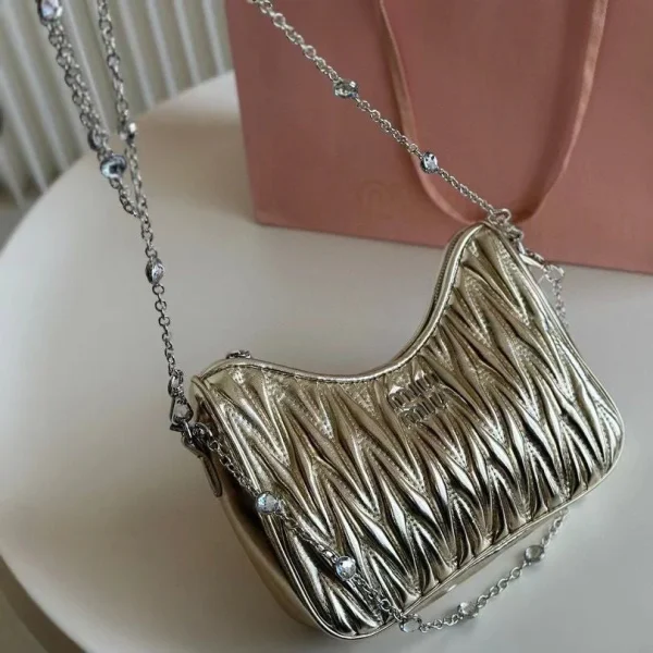 Ladies New High-end Niche Light Luxury Diamond Chain Bag